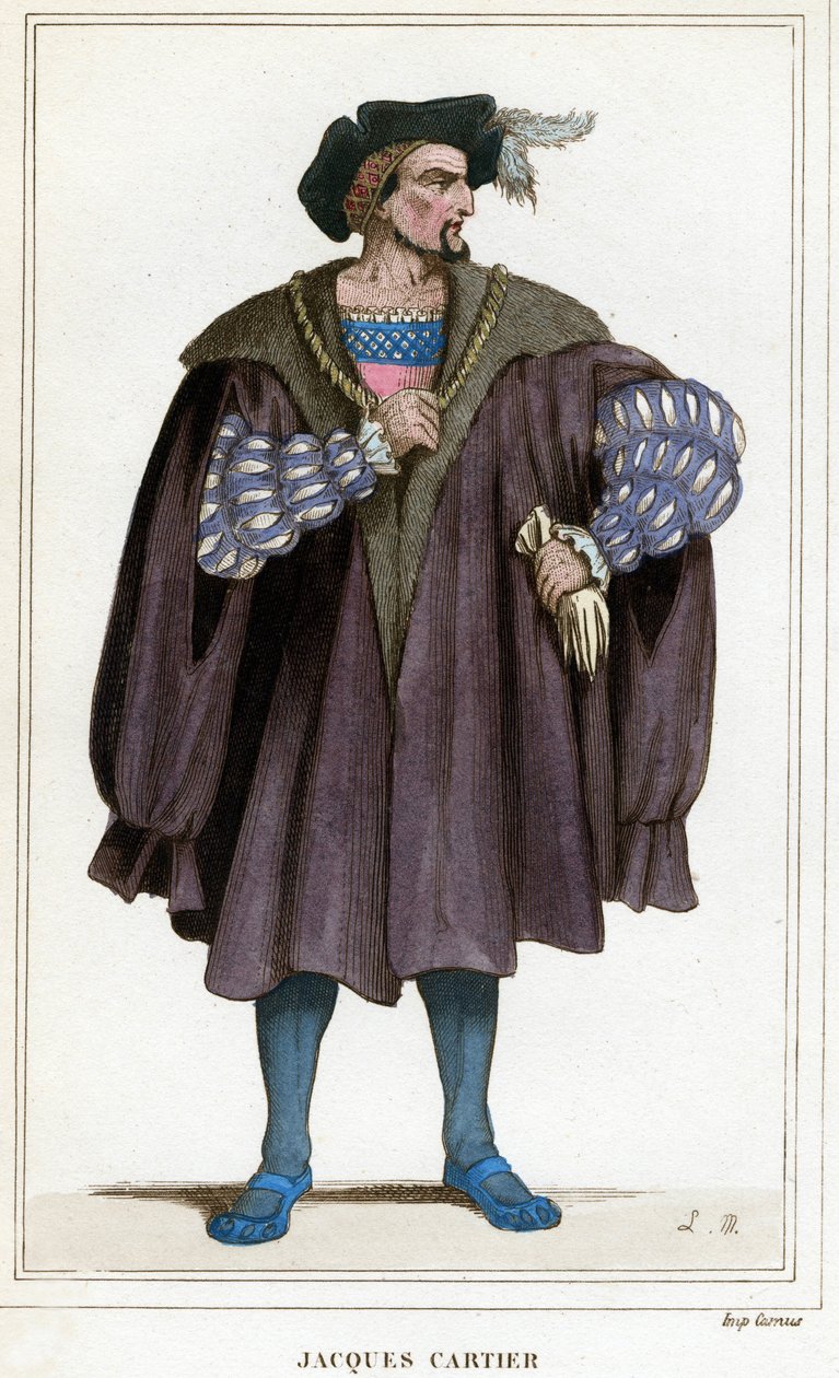 صورة جاك كارتييه (1491 - 1557). بواسطة فنان غير معروف