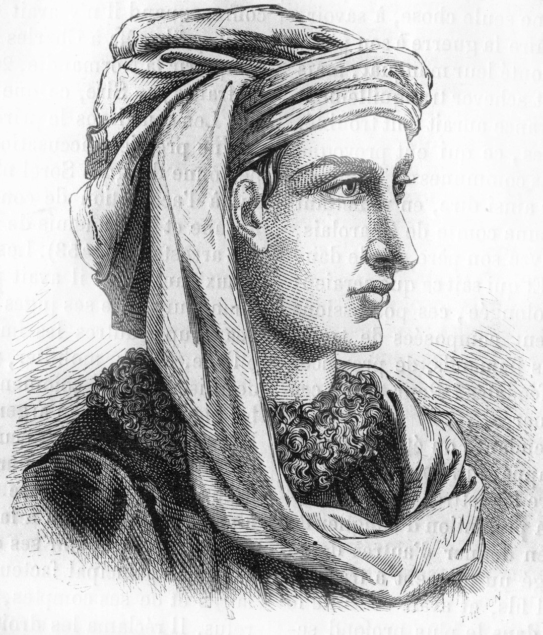 صورة لجاك كور (حوالي 1400-1456) ، الفنان الفضي للملك تشارلز السابع. نقش القرن التاسع عشر. بواسطة فنان غير معروف