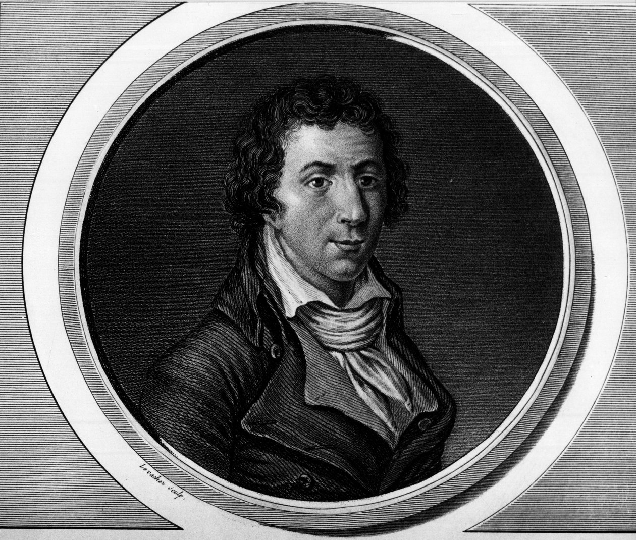 صورة جاك بيير بريسو ديت بريسو دي وارفيل (1754-1793) ، نائب المؤتمر الوطني. نقش في "" مجموعة كاملة من اللوحات التاريخية للثورة الفرنسية ، في ثلاثة مجلدات "" "1804. بواسطة فنان غير معروف