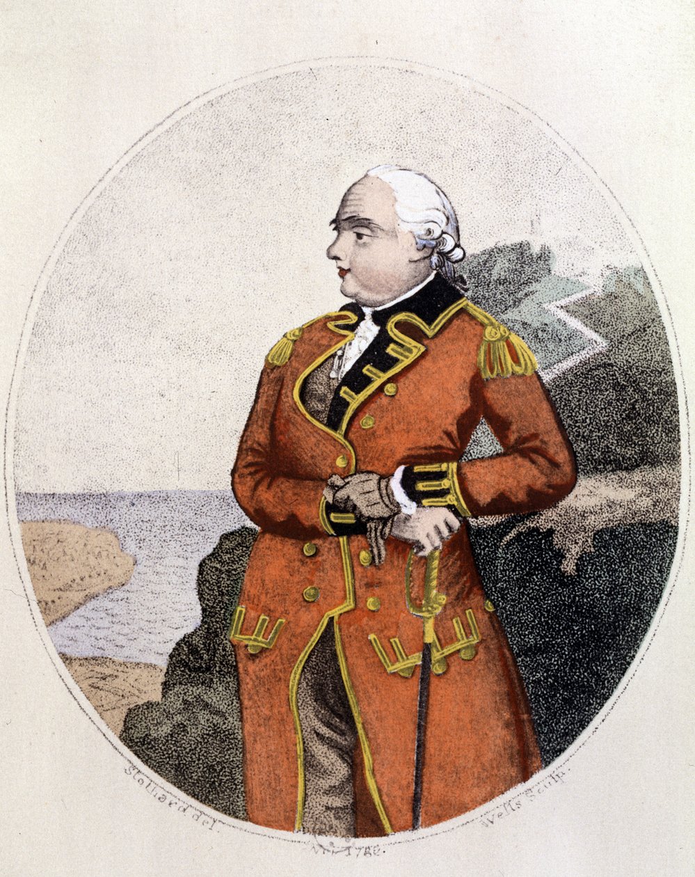 صورة لجيمس كوك (1728-1779) بواسطة فنان غير معروف
