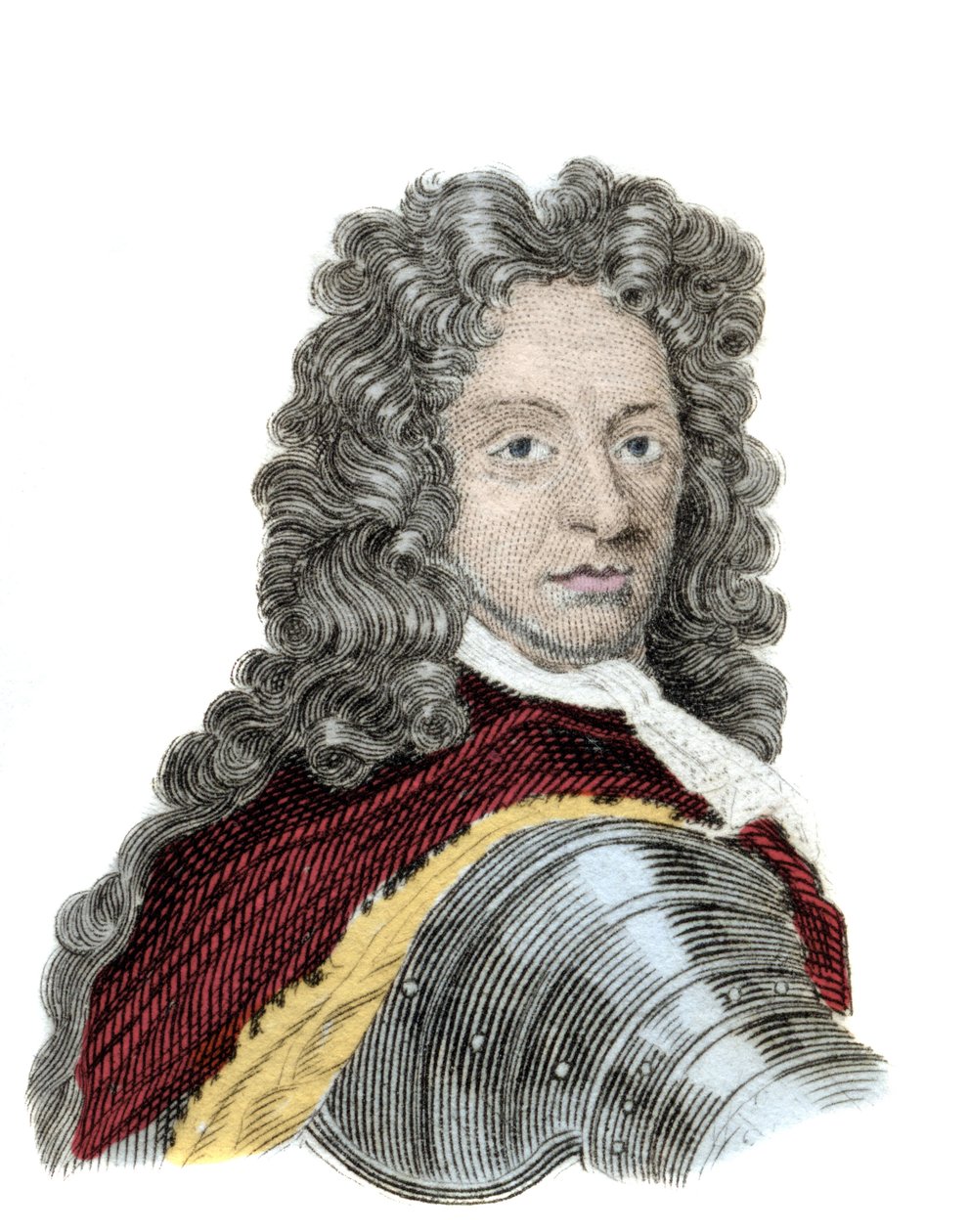 صورة لجيمس الثاني (جيمس الثاني ستيوارت) (1633-1701) ، ملك إنجلترا. بواسطة فنان غير معروف