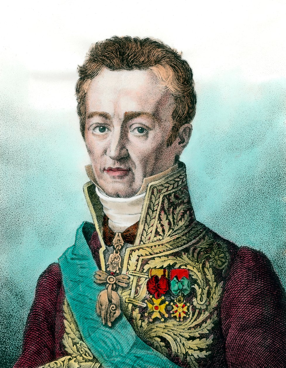 صورة جان بابتيست (جان بابتيست) ، كونت دي فيلي (1773-1854) سياسي فرنسي نقش القرن التاسع عشر مجموعة خاصة بواسطة فنان غير معروف