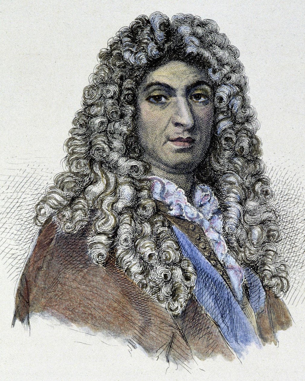 صورة جان بابتيست لولي (1632-1687) - نقش بواسطة فنان غير معروف