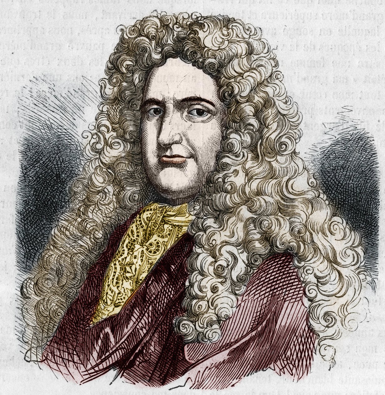 صورة جان شاردان ، الرحالة الفرنسي (1643-1713). بواسطة فنان غير معروف