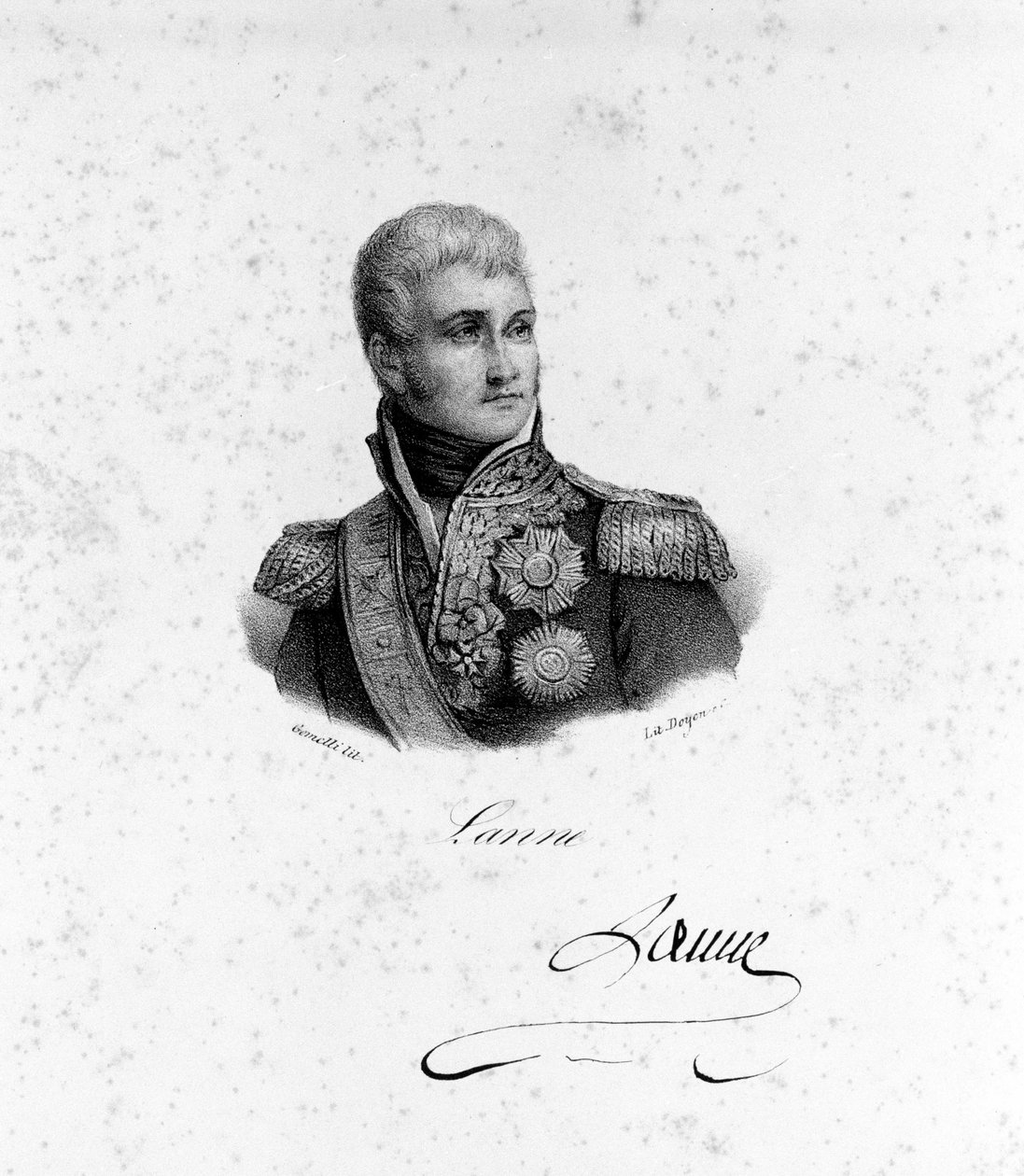 صورة جان لانز (1769-1809) ، دوق مونتيبيلو ، المارشال الفرنسي بواسطة فنان غير معروف