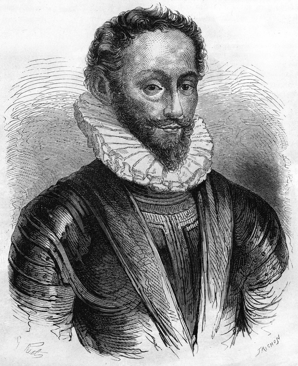 صورة لجان لويس دي نوجاريت دي فاليتا (1554-1642) ، دوق إبيرنون. بواسطة فنان غير معروف