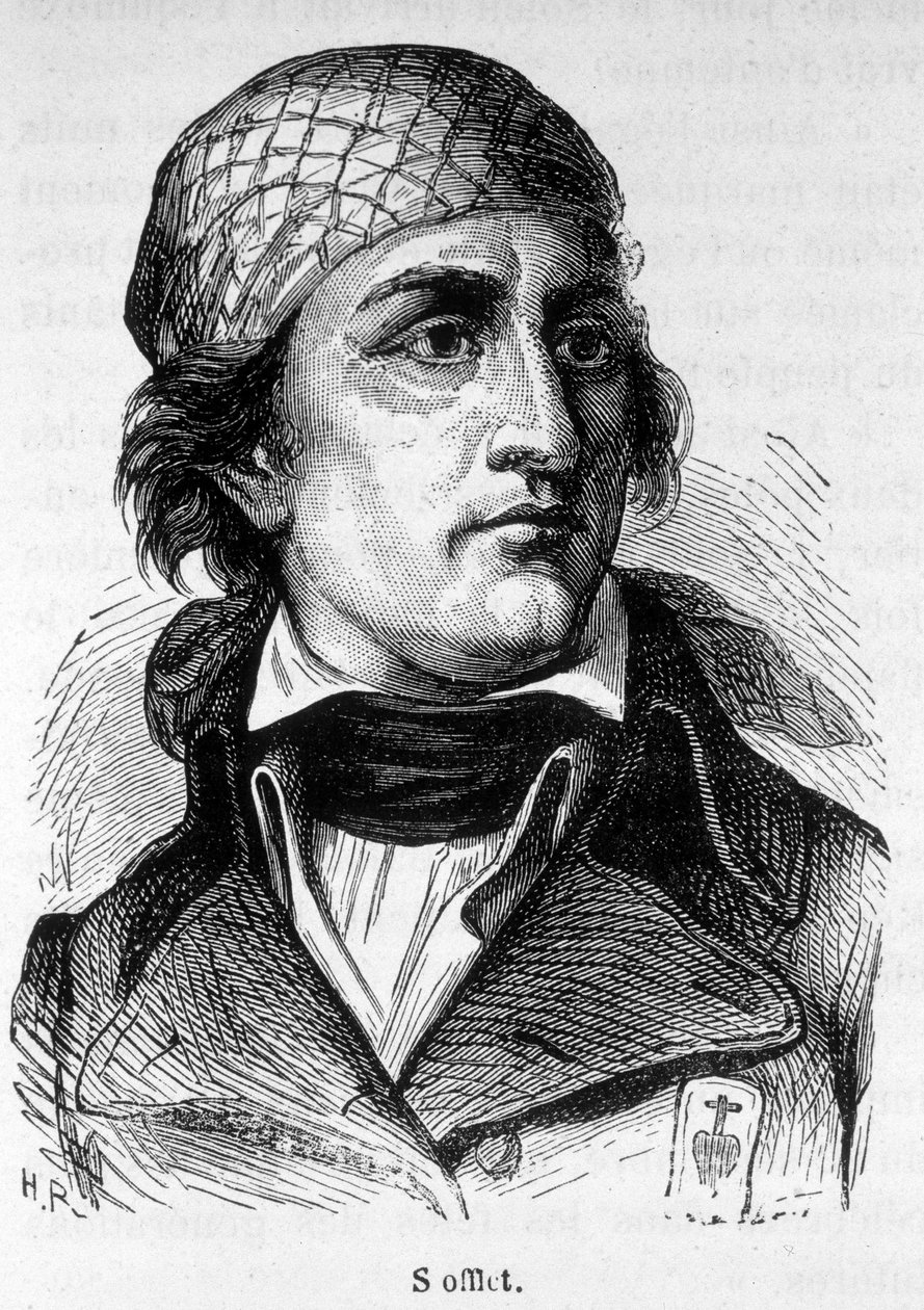 صورة جان نيكولا ستوفليت (1753-1796) ، ممثل ثورة الثائرين. بواسطة فنان غير معروف