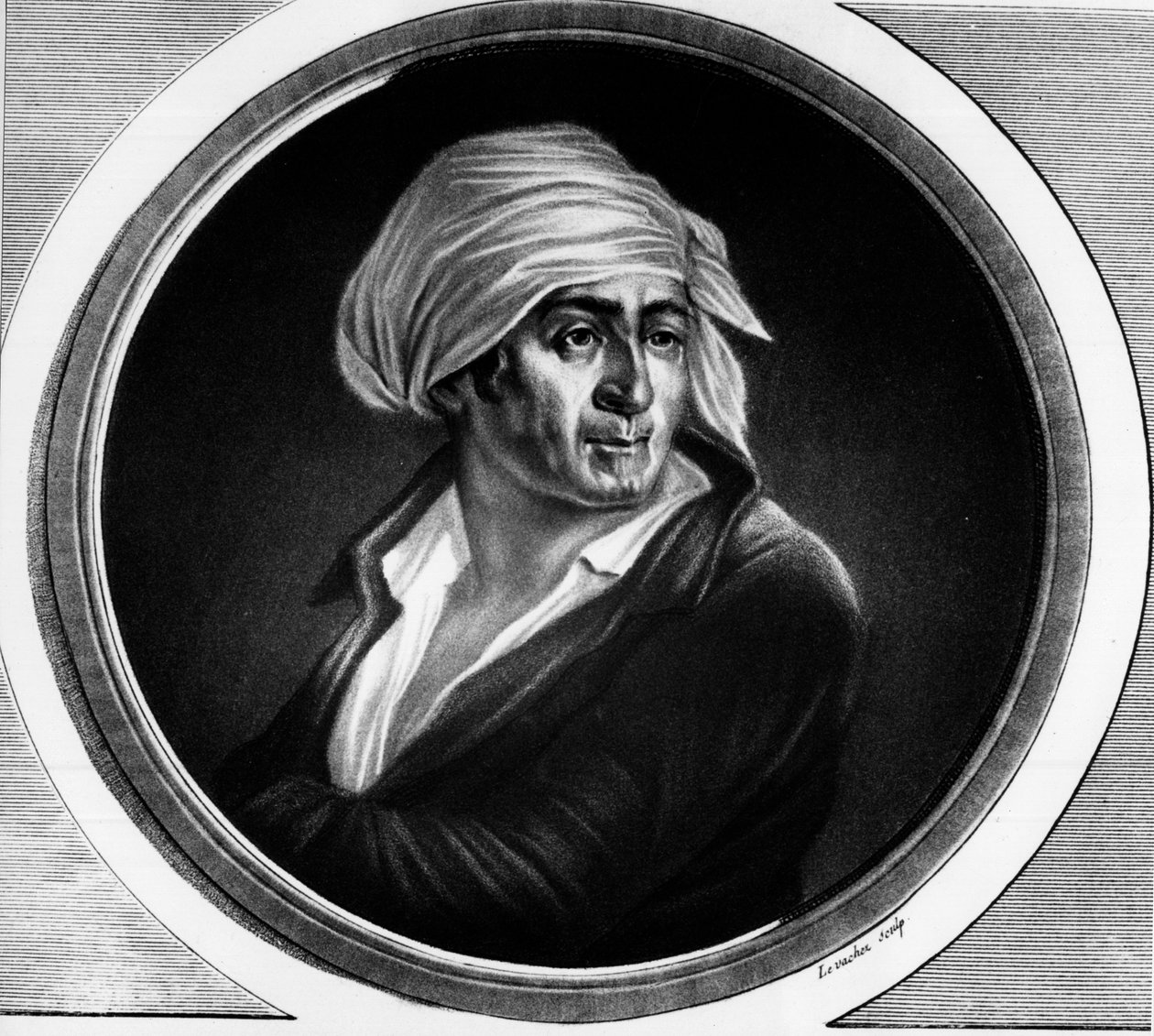 صورة جان بول مارات (1763-1793). نقش في "" مجموعة كاملة من اللوحات التاريخية للثورة الفرنسية ، في ثلاثة مجلدات "" "1804. بواسطة فنان غير معروف
