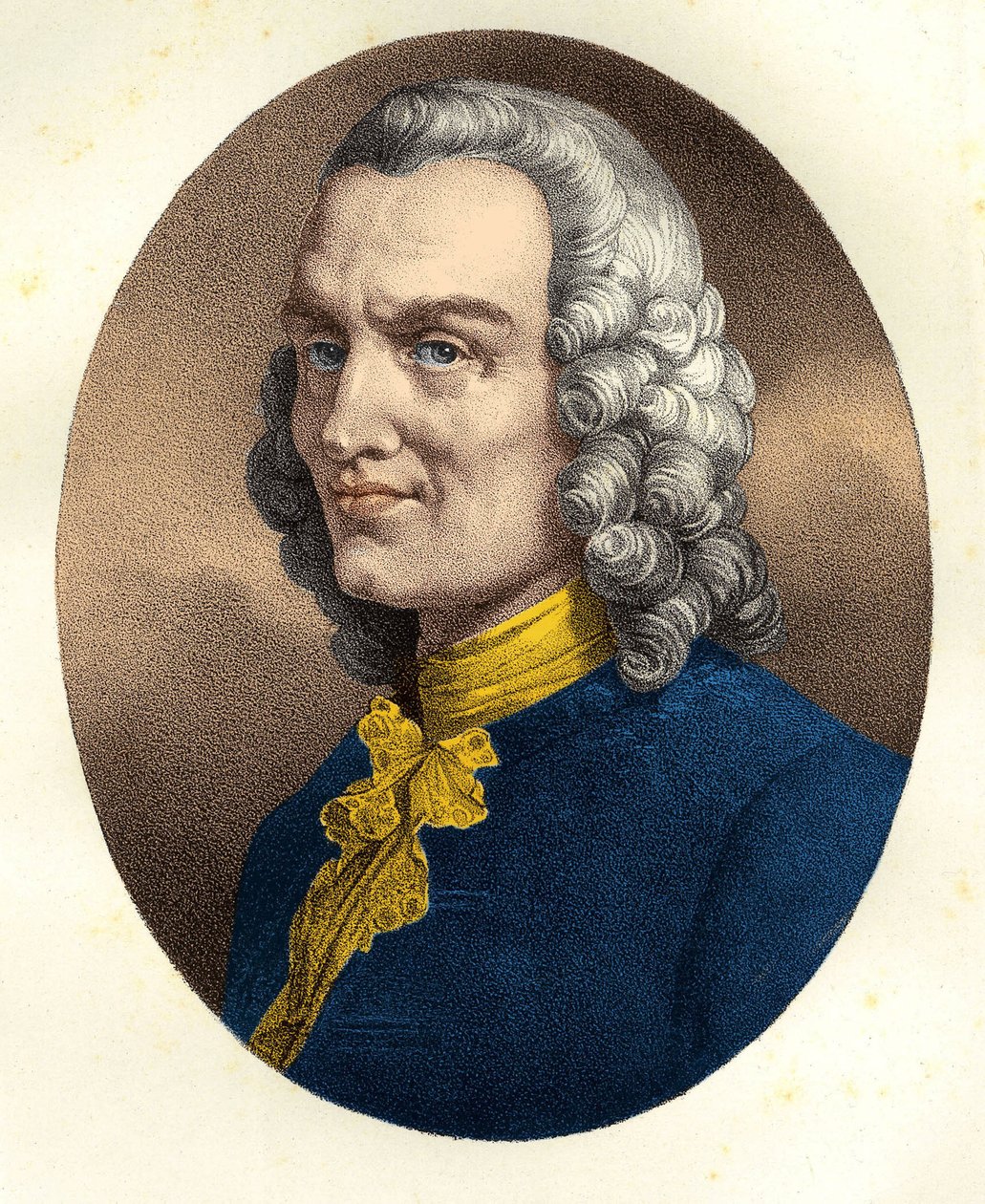 صورة جان فيليب (جان فيليب) رامو (1683-1764) بواسطة فنان غير معروف