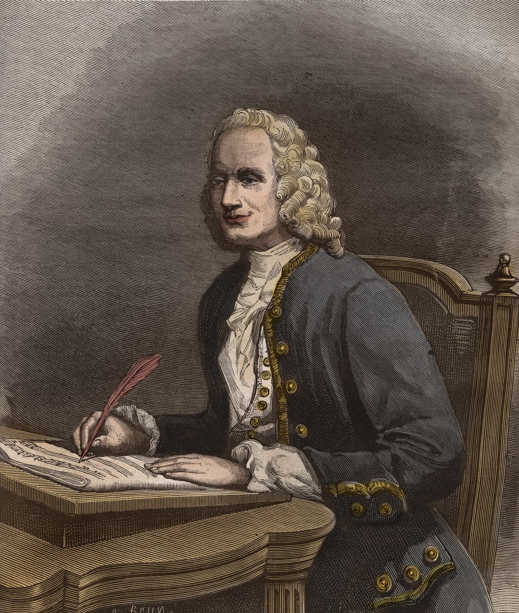 صورة جان فيليب رامو (1683-1764) - صورة جان فيليب (جان فيليب) رامو (1683-1764) ، مؤلف موسيقي فرنسي - نقش في جريدة أسبوعية شهيرة "La musique populaire" "" - 1882 بواسطة فنان غير معروف
