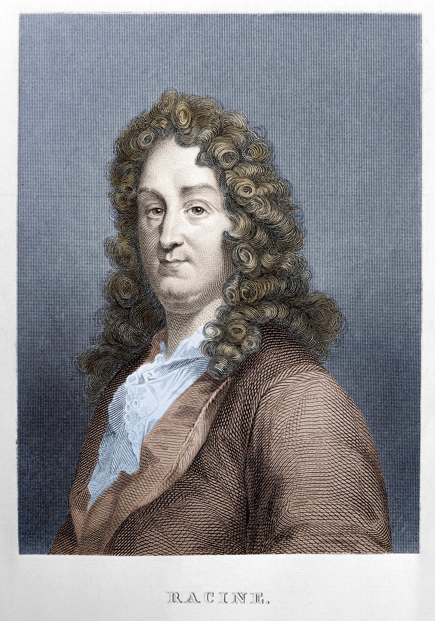 صورة جان راسين (1639 - 1699) ، الكاتب المسرحي الفرنسي. بواسطة فنان غير معروف