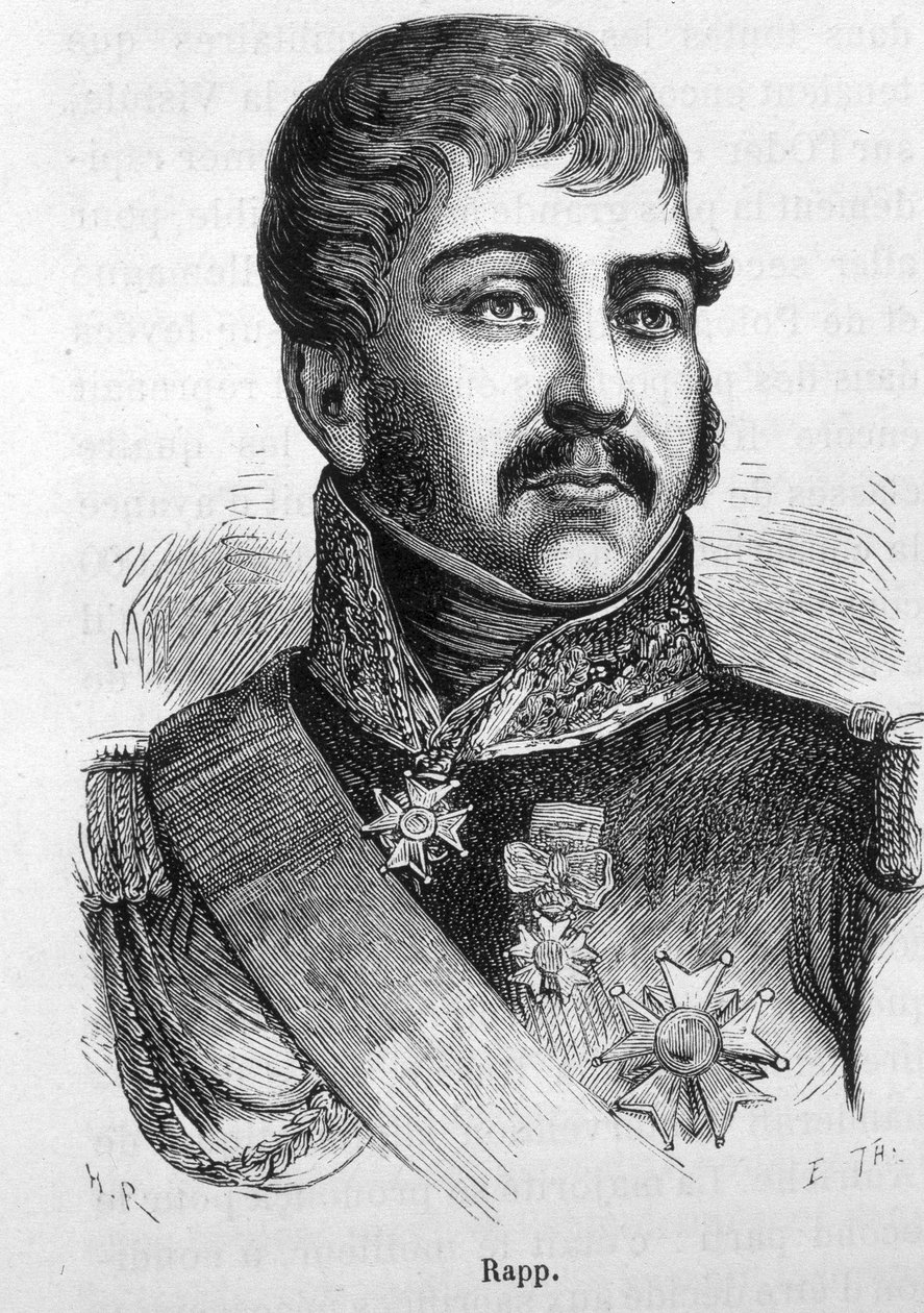 صورة جان راب (1772-1821). نقش نهاية القرن التاسع عشر في "هيستوار دو فرانس" له. مارتن. بواسطة فنان غير معروف
