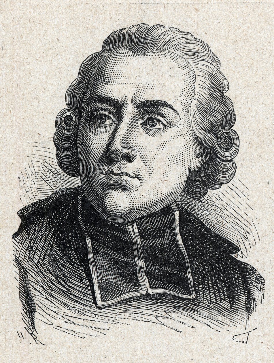 صورة جان سيبريك (جان سيبراكس) (أو Siffrein) آبي موري (1746-1817) ، الكاردينال الفرنسي و Archeveque من باريس ، عضو الأكاديمية الفرنسية - نقش عام 1889 بواسطة فنان غير معروف