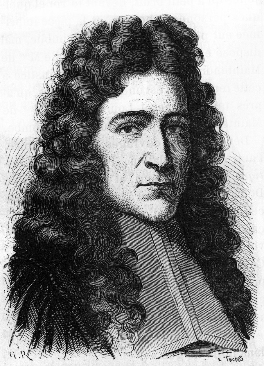 صورة جين دومات. مستشار قانوني فرنسي. (1625-1696) بواسطة فنان غير معروف