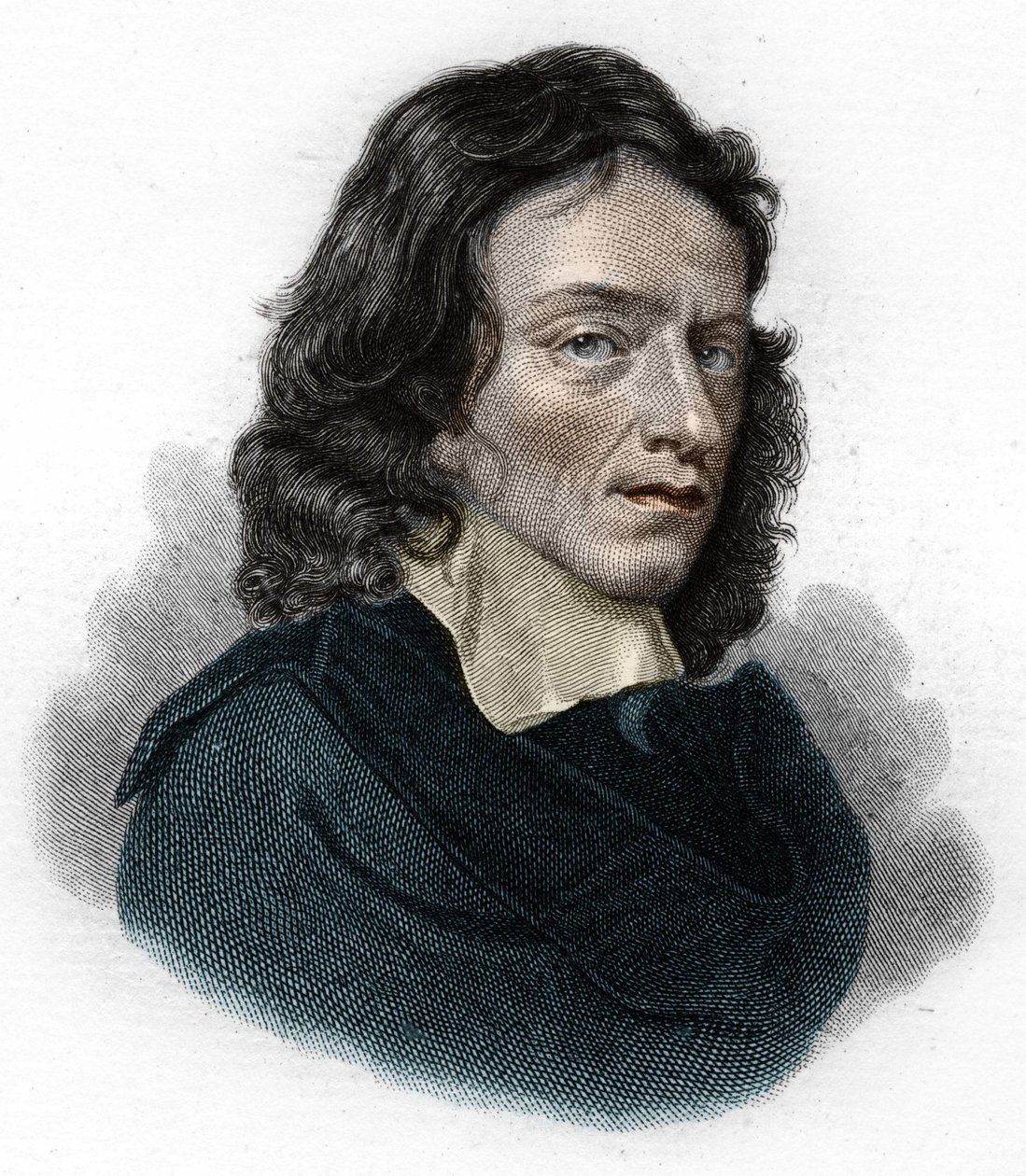 صورة لجون ميلتون ، شاعر إنجليزي وكاتب مقالات (1608-1674) بواسطة فنان غير معروف
