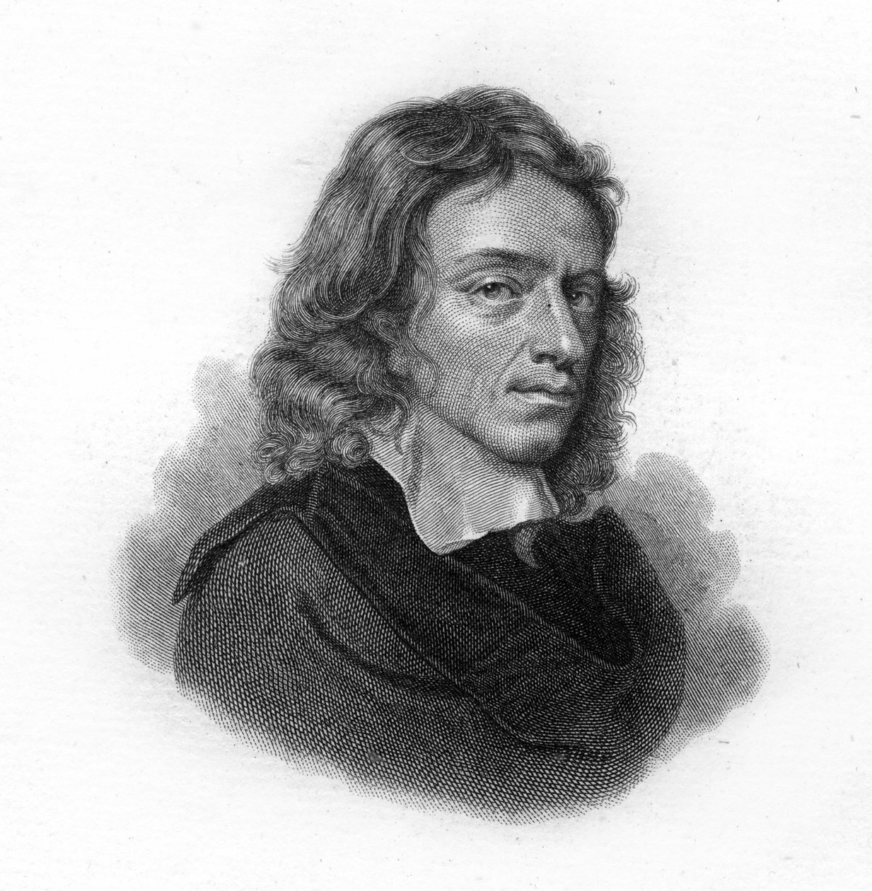 صورة لجون ميلتون ، شاعر إنجليزي وكاتب مقالات (1608-1674) بواسطة فنان غير معروف