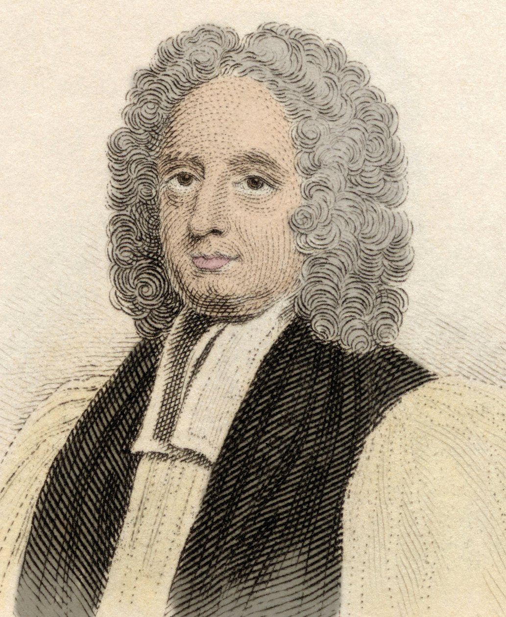 صورة لجون بوتر (حوالي 1674-1747) ، كنسية إنجليزية وقديمة من كانتوربيري. نقش القرن التاسع عشر. بواسطة فنان غير معروف