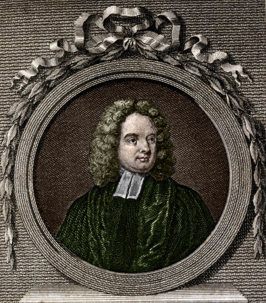 صورة جوناثان سويفت. كاتب أيرلندي (1667 إلى 1745). بواسطة فنان غير معروف