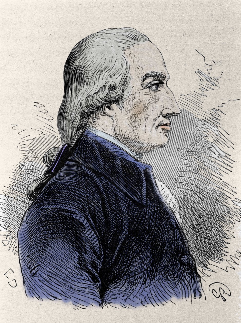 صورة جوزيف بلاك (1728-1799) ، الكيميائي الاسكتلندي. بواسطة فنان غير معروف