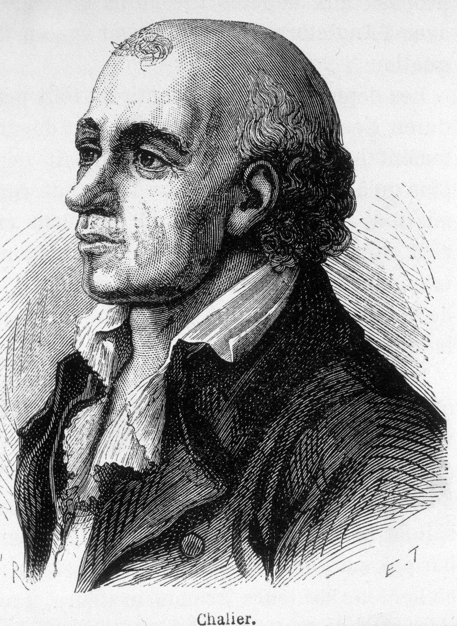 صورة لجوزيف شاليير ، سياسي فرنسي (1747-1793). بواسطة فنان غير معروف
