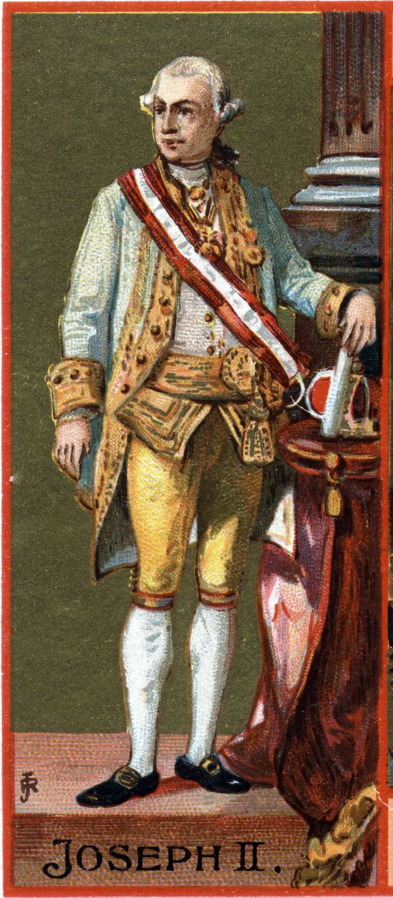 صورة جوزيف الثاني (1741-1790) ، أرشيدوق النمسا ، إمبراطور (منتخب وليس تاجًا) للإمبراطورية المقدسة (1765-1790). بواسطة فنان غير معروف
