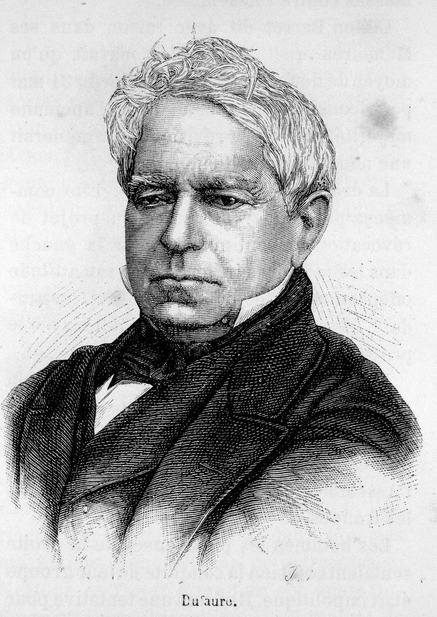 صورة لجول أرماند (جول أرماند) دوفور ، محامٍ وسياسي فرنسي (1798-1881). بواسطة فنان غير معروف