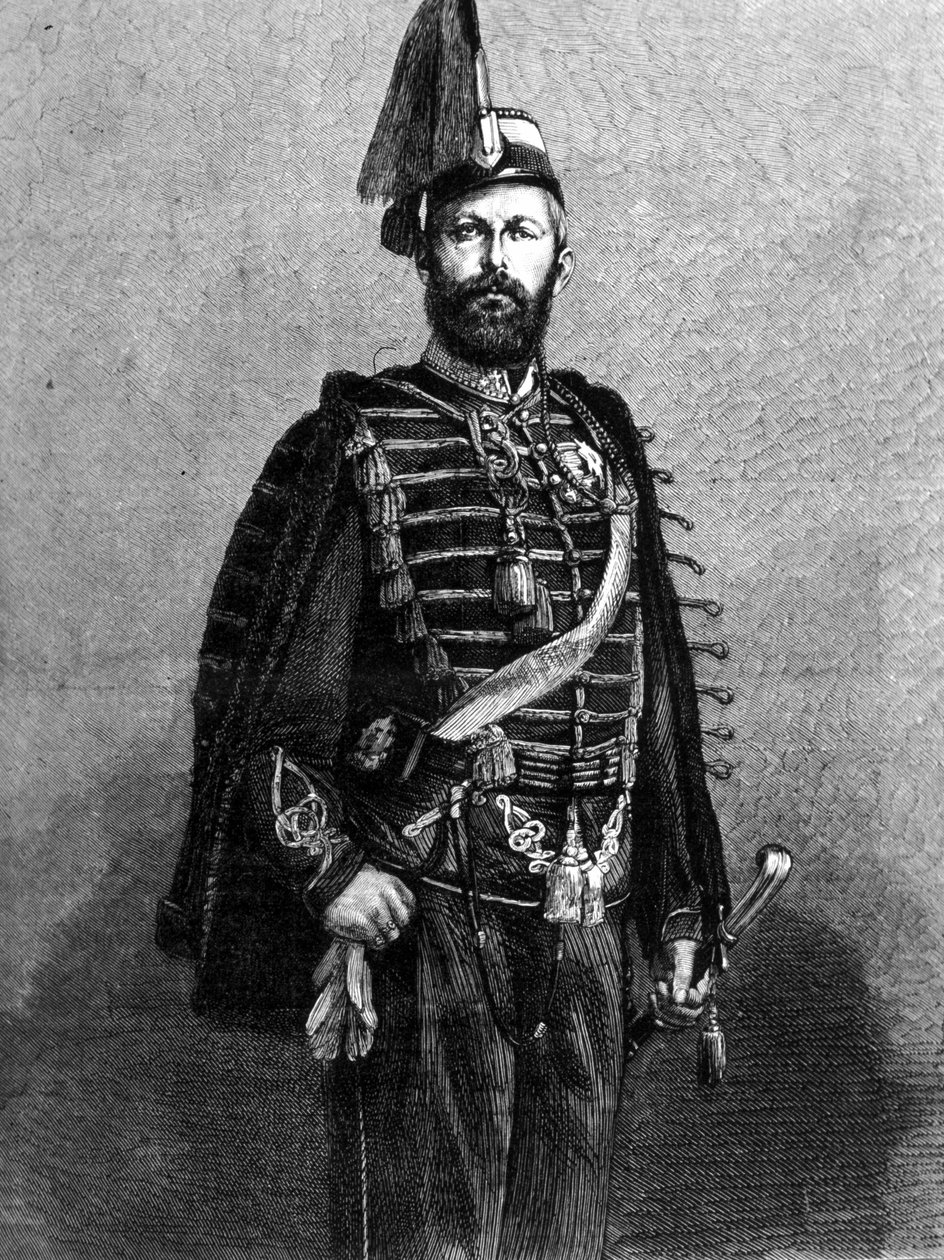 صورة للملك تشارلز الخامس عشر ملك السويد (1826 - 1872). بواسطة فنان غير معروف