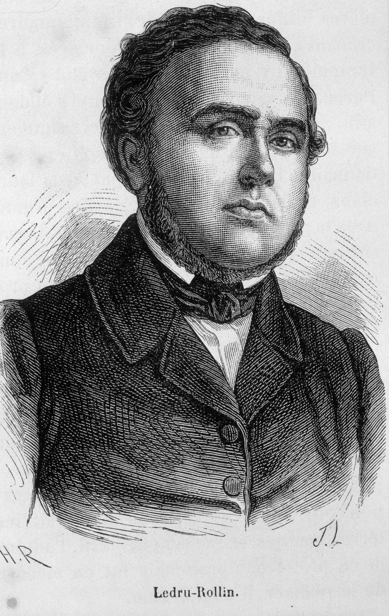 صورة ليدرو رولين (ليدرو رولين) ، سياسي فرنسي (1807-1874) بواسطة فنان غير معروف