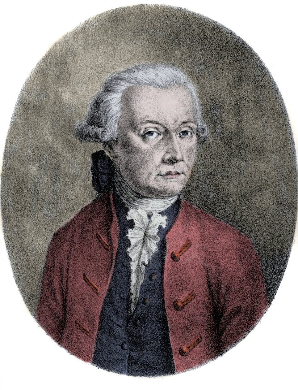 صورة ليوبولد موزارت (1719-1787) ، والد فولفغانغ أماديوس موزارت (1756-1791). بواسطة فنان غير معروف