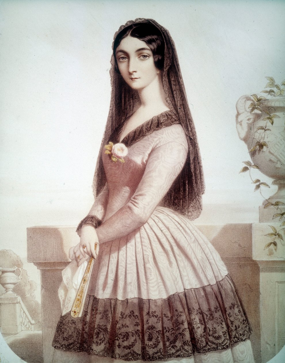 صورة لولا مونتيس أو مونتيز (أو ماريا دولوريس جيلبرت) (1818-1861) ، المفضلة من قبل لويس الأول دي بافيير بواسطة فنان غير معروف