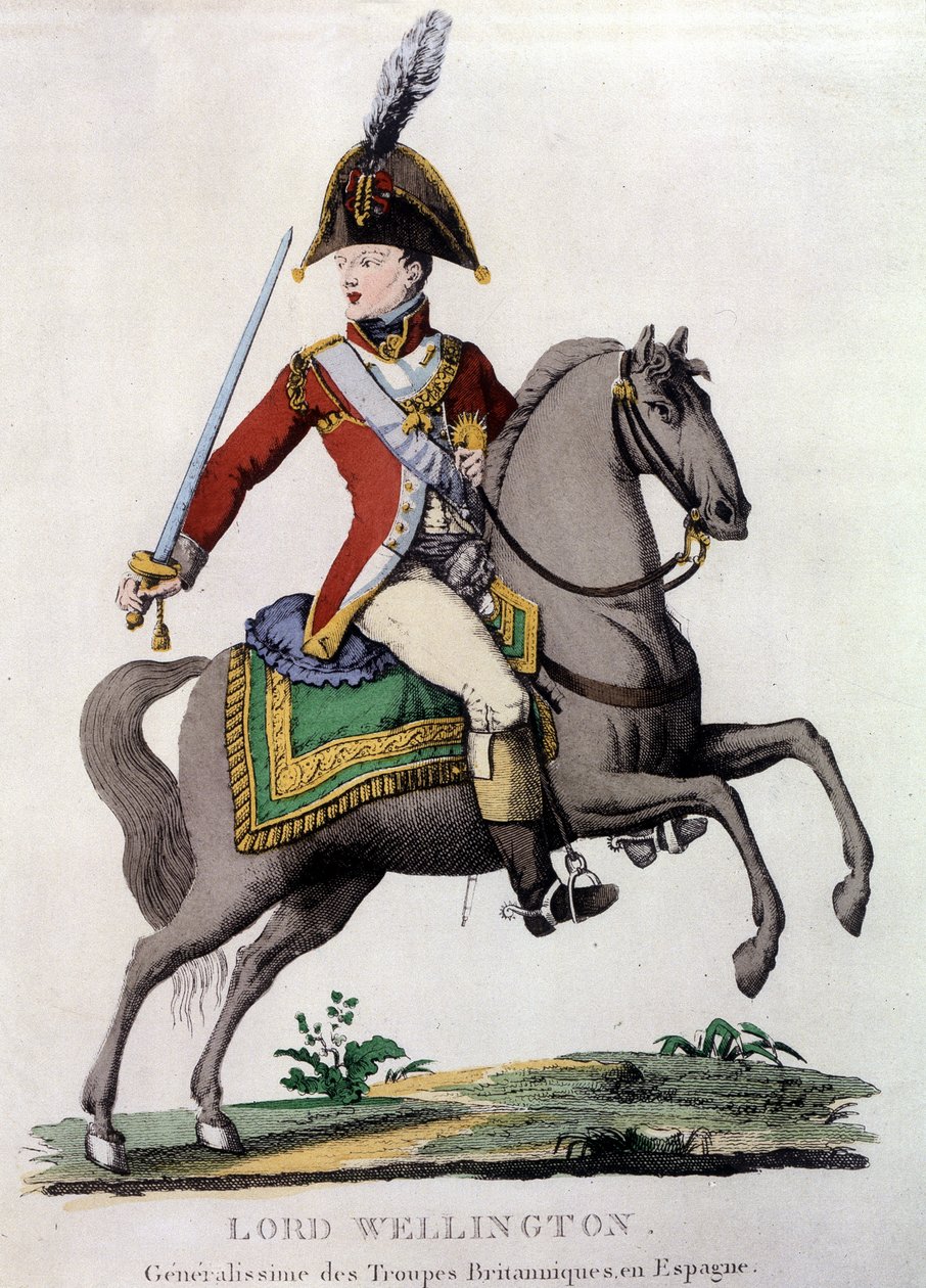 صورة للورد ويلينجتون (1769 - 1852) ، العام للقوات البريطانية في إسبانيا. بواسطة فنان غير معروف