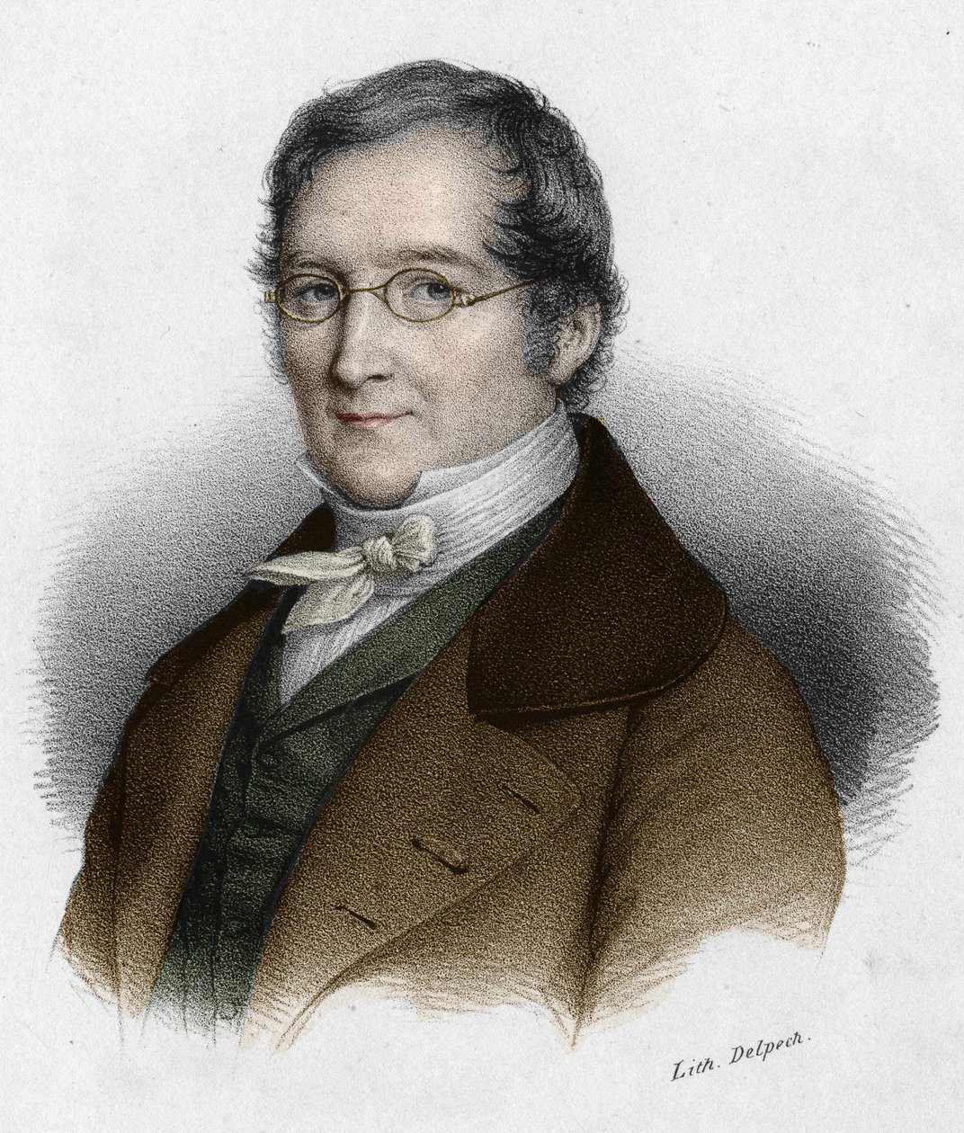 صورة لويس جوزيف جاي لوساك (لويس جوزيف جاي لوساك) (1778-1850) ، عالم فيزيائي وكيميائي فرنسي. نقش القرن التاسع عشر. بواسطة فنان غير معروف