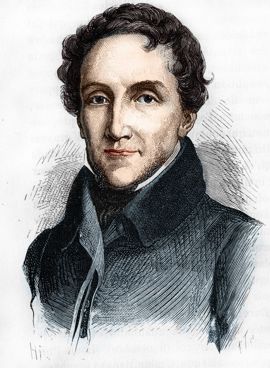 صورة لويس ماتيو مول - صورة لويس ماتيو ، كونت مولي (1781 - 1855) ، سياسي فرنسي - في "" L'Histoire de France "" لهنري مارتن بواسطة فنان غير معروف