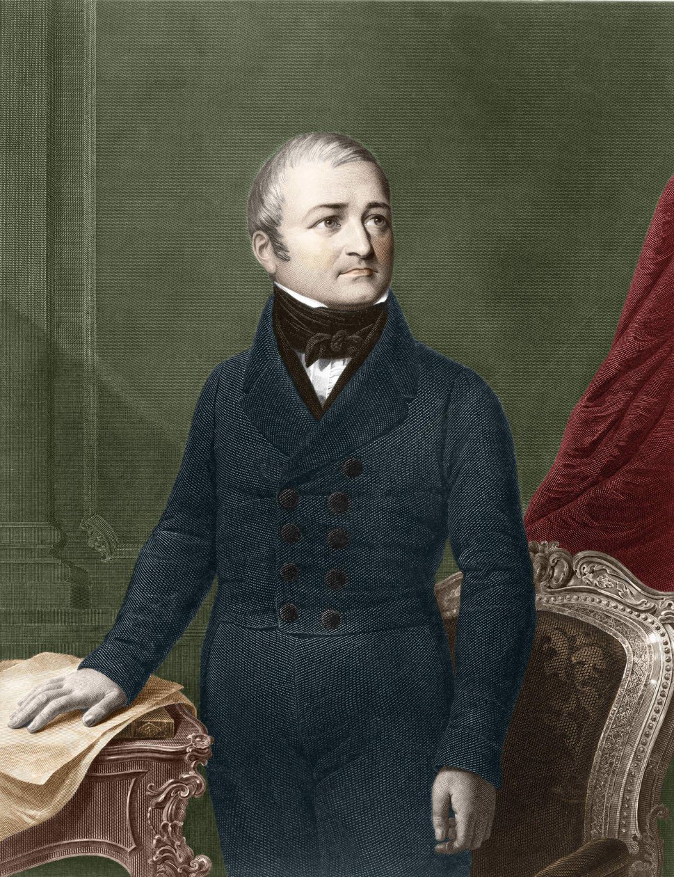 صورة لويس أدولف تيير (1797 - 1877) شابًا. بواسطة فنان غير معروف