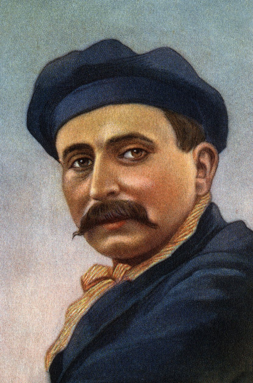صورة للويس بلريو (1872-1936)، طيار وصناعي فرنسي (1872-1936). بواسطة فنان غير معروف