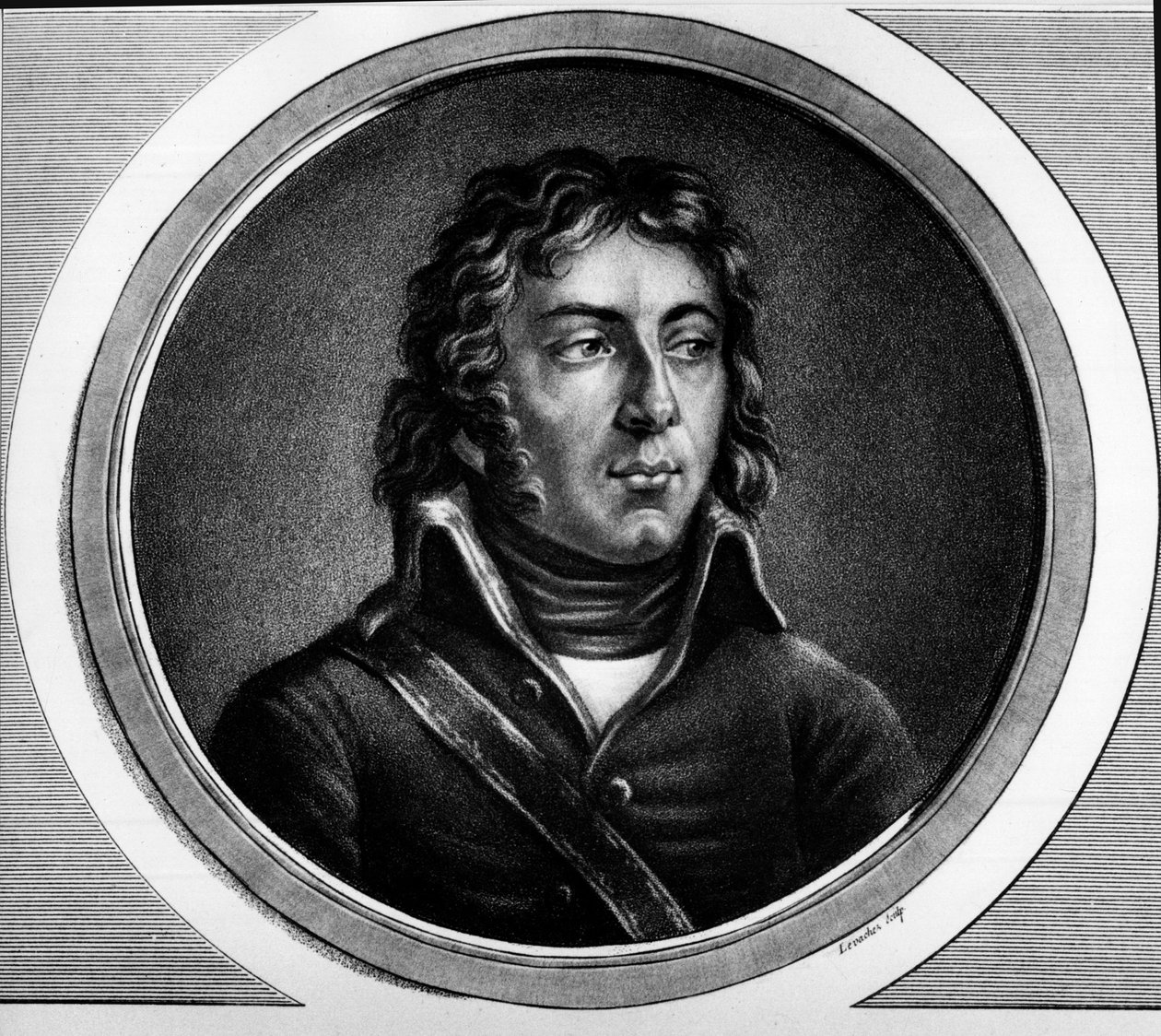 صورة لويس تشارلز أنطوان ديزايكس دي فيجو (1768-1800) ، الجنرال الفرنسي. في "" مجموعة كاملة من اللوحات التاريخية للثورة الفرنسية ، في ثلاثة مجلدات ". 1804. بواسطة فنان غير معروف