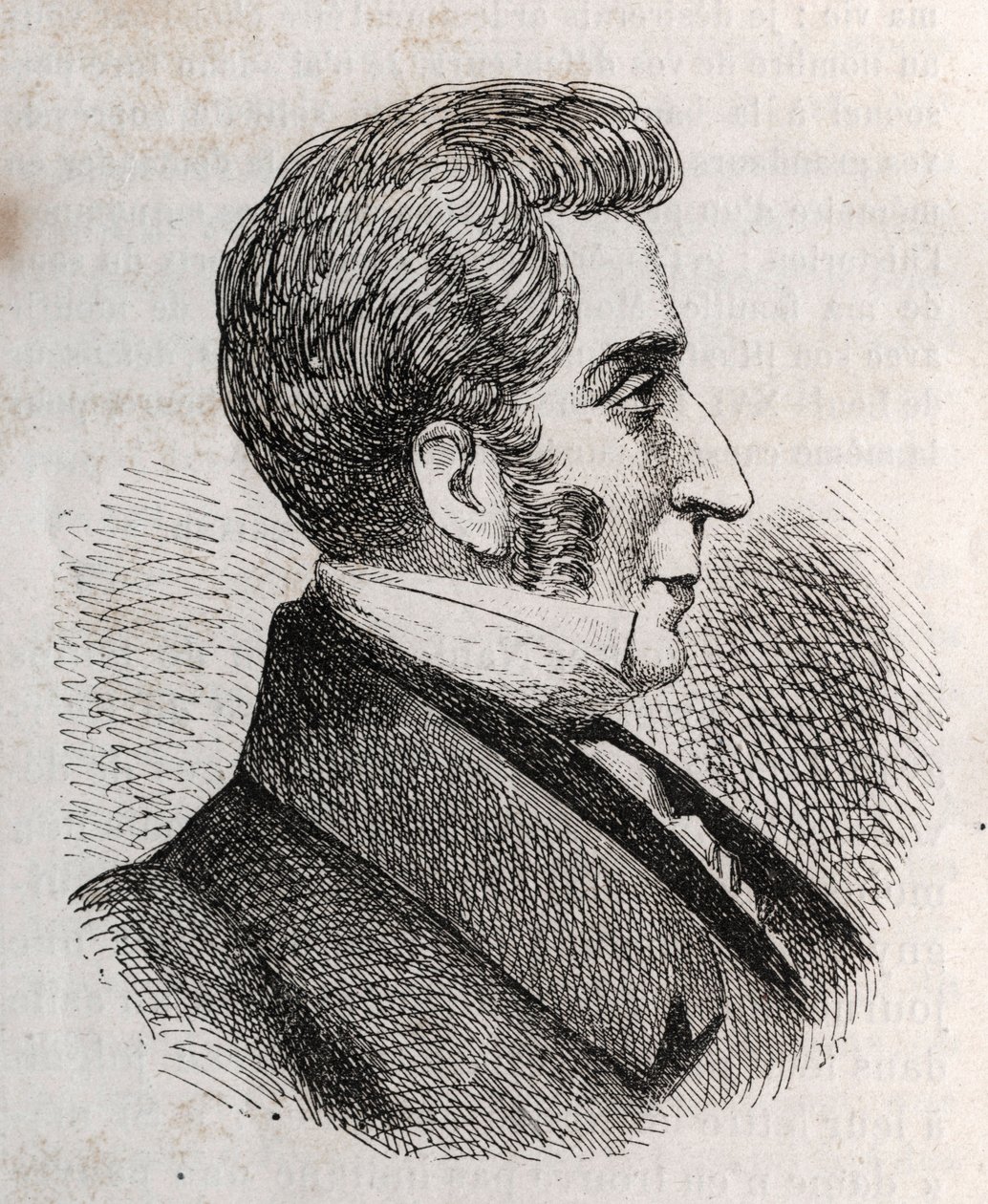 صورة لويس تشارلز بونافنتور بيير ، كونت ميسنارد 1769-1842 - نقش بواسطة فنان غير معروف