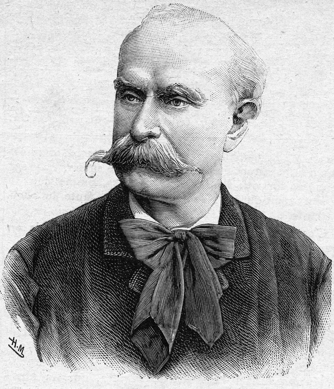 صورة لويس إتيان إرنست راير ، الملحن الفرنسي (1823 إلى 1909). بواسطة فنان غير معروف