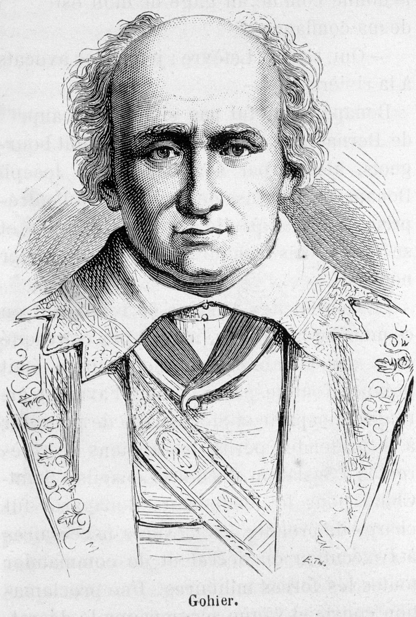صورة لويس جيروم جوهير (1746-1830) ، سياسي فرنسي. بواسطة فنان غير معروف