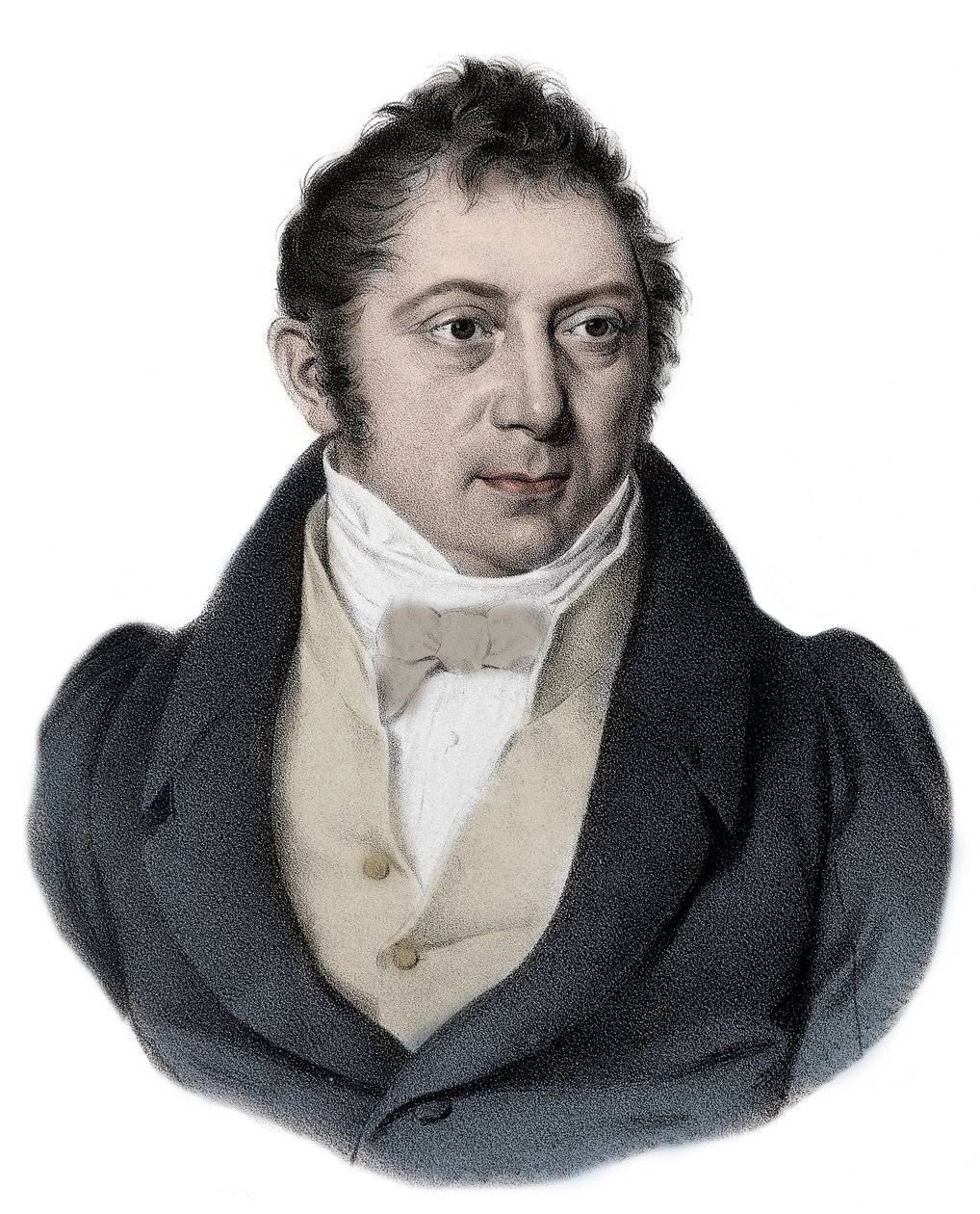 صورة لويس لودفيج سبور (1784 - 1859) الملحن وعازف الكمان والقائد الألماني. بواسطة فنان غير معروف