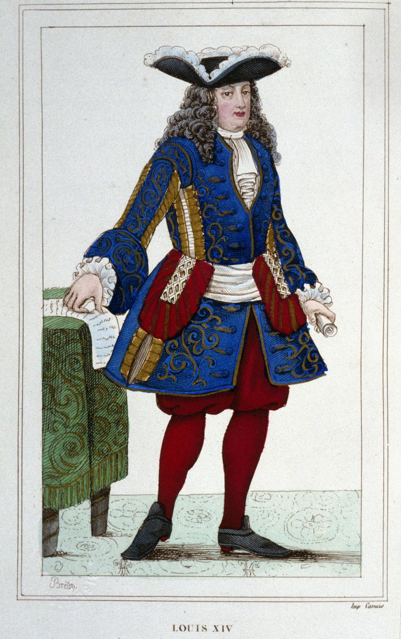 صورة لويس الرابع عشر (1638 - 1715) ، ملك فرنسا. بواسطة فنان غير معروف