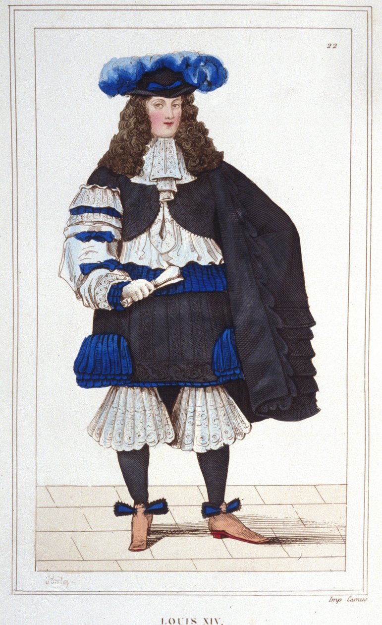 صورة لويس الرابع عشر (1638 - 1715) ، ملك فرنسا. بواسطة فنان غير معروف