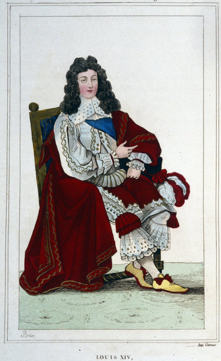 صورة لويس الرابع عشر (1638 - 1715) ، ملك فرنسا. بواسطة فنان غير معروف