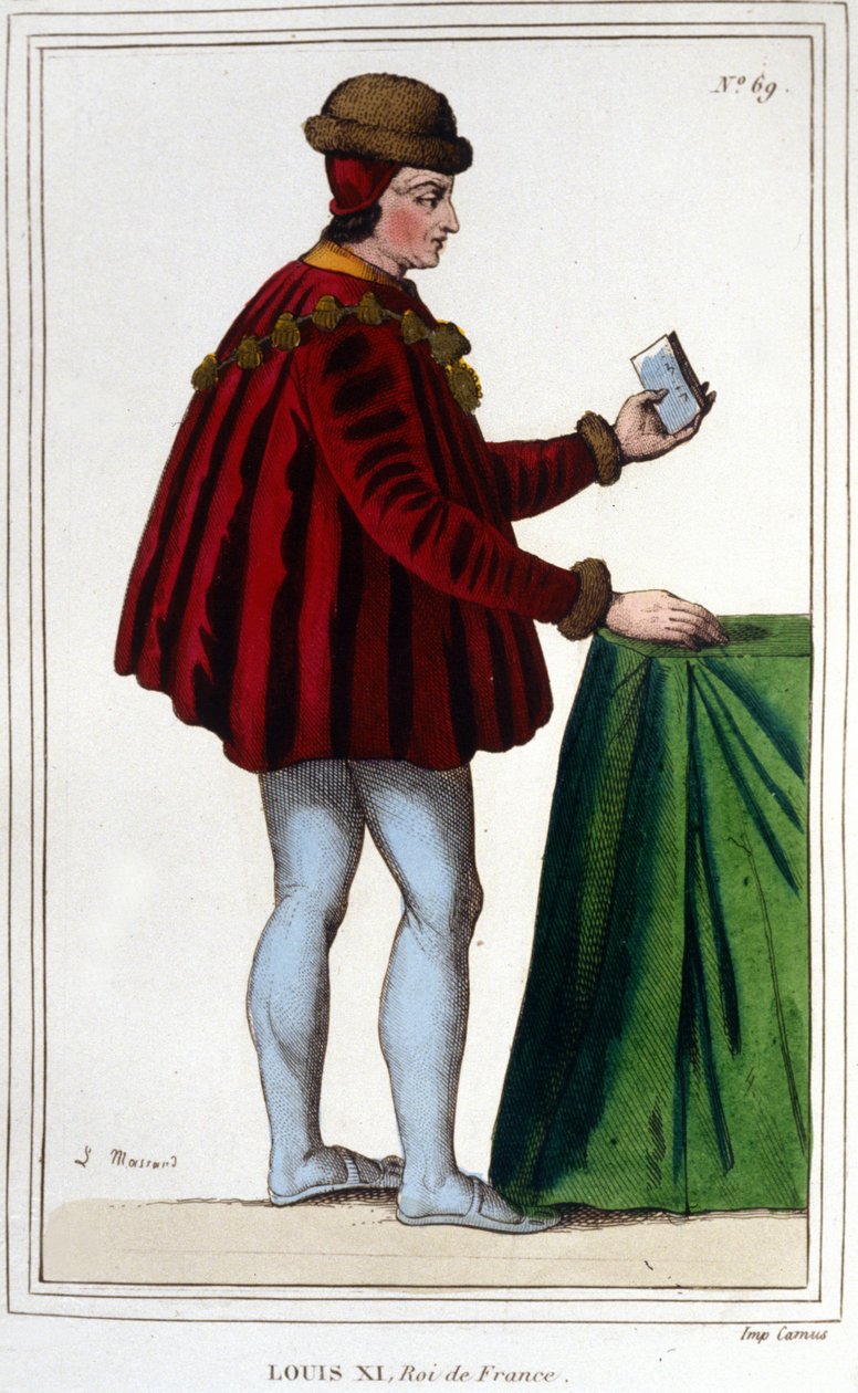 صورة لويس الحادي عشر (1423-1483) ، ملك فرنسا. بواسطة فنان غير معروف