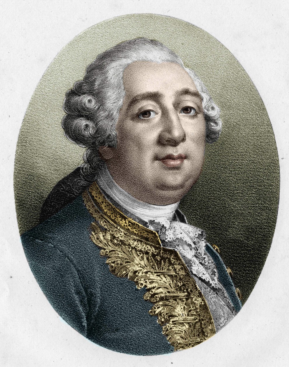 صورة لويس السادس عشر (1754-1793) ، ملك فرنسا. بواسطة فنان غير معروف