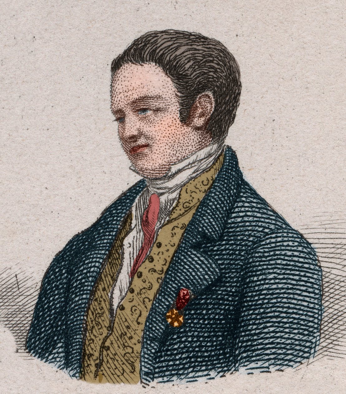 صورة لويس دي فونتانيس (1757-1821) ، كاتب وسياسي فرنسي. بواسطة فنان غير معروف