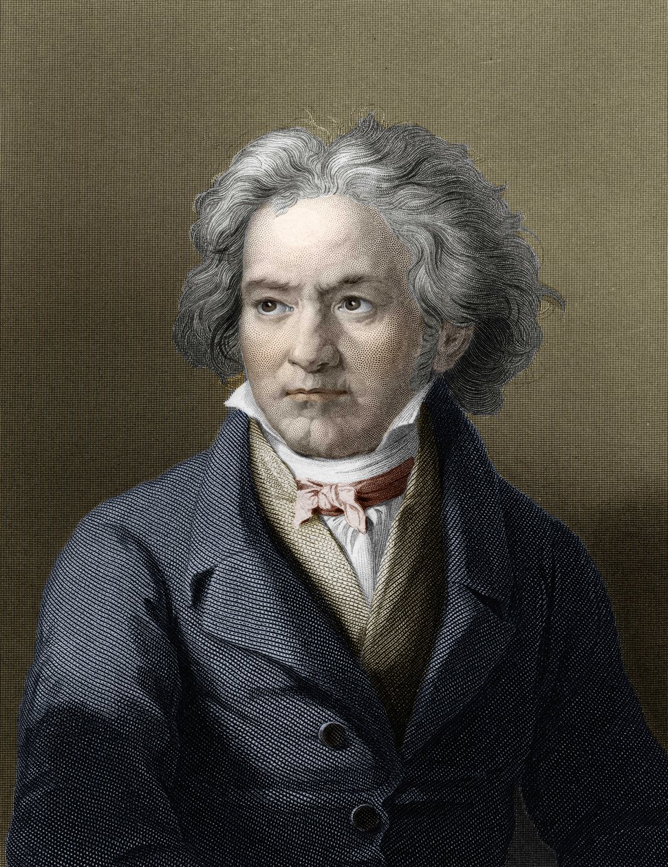صورة لودفيج فان بيتهوفن (1770-1827) ، الملحن الألماني. بواسطة فنان غير معروف