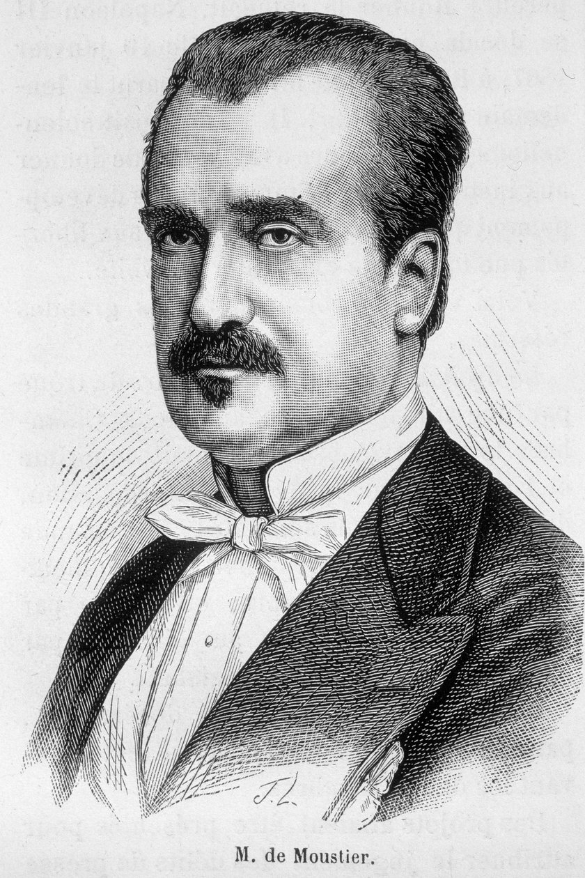 صورة شخصية لـ M. de Moustier بواسطة فنان غير معروف
