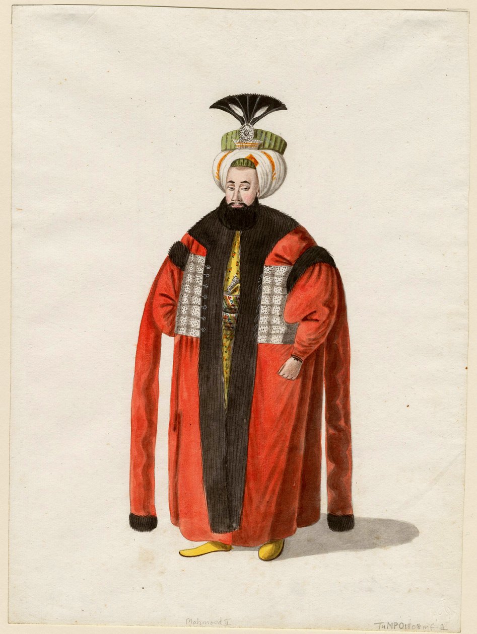 صورة لمحمود الثاني (1785-1839) بواسطة فنان غير معروف