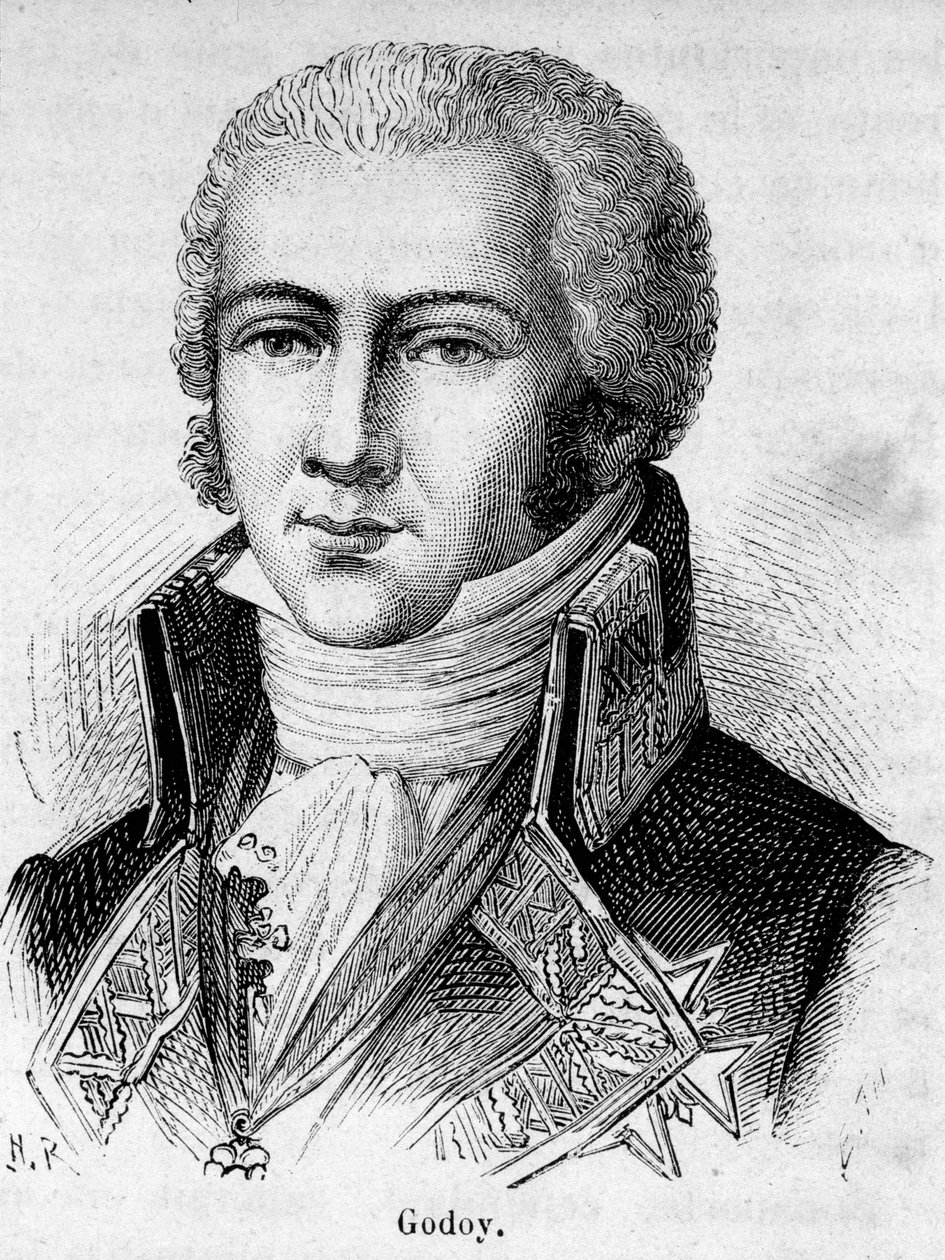 صورة لمانويل دي جودوي ، دوق ألكوديا ، الأمير دي لاباز (1767-1851) ، سياسي إسباني. بواسطة فنان غير معروف